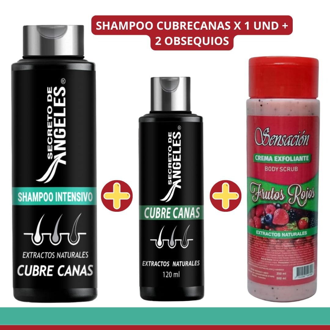 ✨ Shampoo Cubre Canas + 🎁 x2 ¡Incluido!